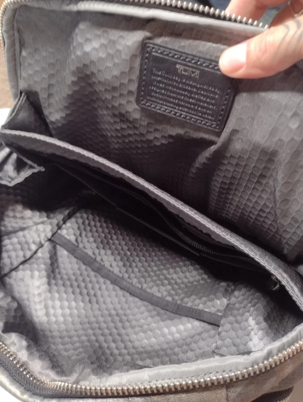 Tumi missing tag